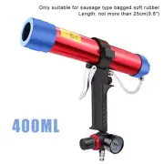 400ML Aluminium Pneumatic Seam Sealer Glue Gun Soft Glass Glue Air Rubber Tool