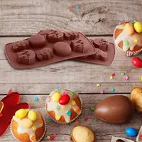 在飛比找蝦皮購物優惠-巧克力曲奇矽膠模具軟糖蛋糕裝飾烘焙模具蛋糕裝飾工具腔矽膠模具