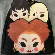 Hocus Pocus Sanderson Sisters & Thackery Binx Mini Backpack Loungefly Flawed