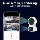 Dual Lens Security Camera 1080P Hd Smart Wifi Motion Tracking 2 Way Talk Wir 2BD