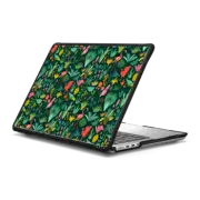 MacBook Pro 14-inch (M1 - M4) Impact Case GREEN TROPICAL BIRDS