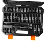 1/2" Drive Impact Socket Set, 33 Piece Deep & Shallow Metric Socket Set 8mm