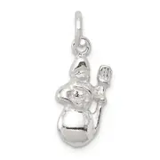Sterling Silver Snowman Charm