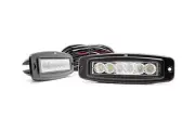 Rough Country Chrome Series 6" Flush Mount LED Light Bars-Flood; 70916