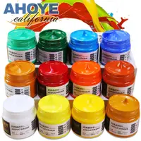 在飛比找PChome24h購物優惠-【Ahoye】安全無毒壓克力顏料 (常用12色-100mL-