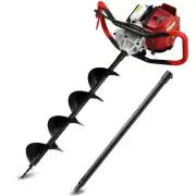 BAUMR-AG BPX-1400 38cc 4-Stroke Petrol Post Hole Digger, 150mm Auger w/ 600mm Ex