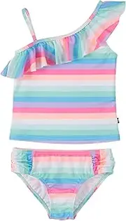 [NAUTICA] Girls' Two-Piece Bikini Swimsuit Set, UPF 50+ Sun Protection, Quick-Dry Bathing Suit