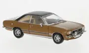 Brekina PCX870346 - 1/87 Opel Commodore B Coupe, Metallic-Braun/Matte Black,