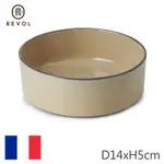【REVOL】法國CRE湯碗D14CM-奶油黃
