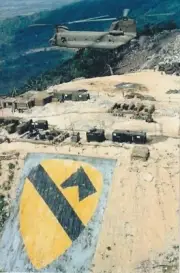 Vietnam War Photo -- 1st Cavalry Division Base....
