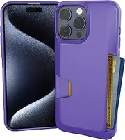 [Smartish] iPhone 15 Pro Max Wallet Case - Wallet Slayer Vol. 1 [Slim + Protective] Credit Card Holder - Drop Tested Hidden Card Slot Cover Compatible with Apple iPhone 15 Pro Max - You're Just Jelly