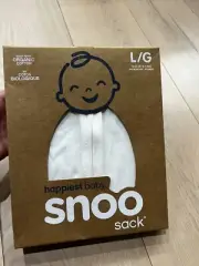 NEW Snoo Sleep Sack Large 4-6 Months Swaddle Organic Cotton Happiest Baby Ivory