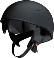 Vagrant Solid Street Half Helmet Matte Black Medium Z1R 0103-1270