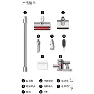 （有除塵蟎吸頭） 順造L1 輕量手持吸塵器1.15kg ,V9 c9 Q9 1C 雲米 追覓 小米有品