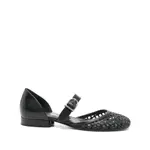 [Durazzi Milano] Durazzi Milano Cut Out-detail Ballet Flats 38 IT BLACK