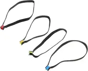 VICASKY 4PCS Fishing Tackle Elastic Line Spooler Tool Secure Tippet Spool Rings for Line Management for Beginners Experienced Anglers Versatile Fishing Accessories