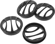 GLEAVI 4pcs Speaker Grill Covers: Car Audio Speaker Grille Mesh Universal Protective Covers Guard For 2 Inch Tweeters Plastic Guard Automotive Accessories