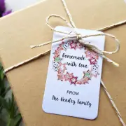 Homemade OR Baked with love Christmas Gift Tags