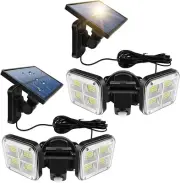 ChunHee Solar Motion Sensor LED Security lights 2 units