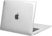MOSISO Compatible with MacBook Air 15 inch Case 2025 2024 2023 Release M4 A3241 M3 A3114 M2 A2941 Liquid Retina Display Touch ID, Protective Plastic Hard Shell Case Cover, Crystal Clear