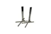 Heavy Duty Stainless Steel Tripod BBQ Rotisserie Spit System - Tripod Pillars & Base from DIZZY LAMB