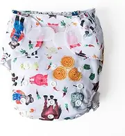 Monarch Ultimate Wipeable Cloth Nappy with Hook and Loop Closure, Anything Grows