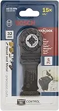 Bosch Accessories Professional 5x Starlock Plunge Cutting Blade AIZ 32 APB for Wood and Metal (for Wood, Wood with Nails, Drywall, PVC, 32 mm, Accessories for Starlock Oscillating Multitools)