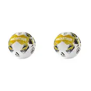 2PK A-League Macarthur FC A-League Soft Foam PVC Soccer Ball Size 5 Mustard