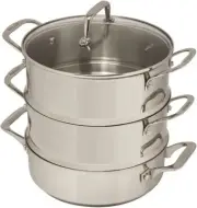 Pyrolux Pyrosteel 3-Tier Steamer Set 24cm RRP $299.00