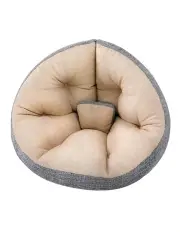 [Artiss] Foldable Floor Sofa Chair in Beige
