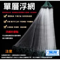 在飛比找蝦皮購物優惠-台灣發貨 優質 原子網 魚網 粘網 單層浮網 掛網 絲網 捕