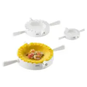3pc Gefu Verona Ravioli/Pasta Case Mould Maker/Plastic Kitchen Cutter/Mold Press