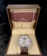 Lucien Piccard Mens Watch Genuine Leather NEW LP-28025-05