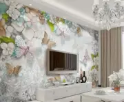 3D Colorful Butterfly Petals 439NA Wallpaper Wall Murals Removable Wallpaper Fay
