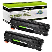 2PK 83A CF283A Toner Cartridge for HP LaserJet Pro M127fn M127fw M125nw MFP