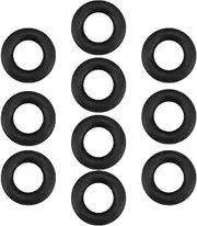 [EMSea] 10PCS Sewing Machine Bobbin Winder Rubber Ring Compatible with SINGER 201K 99K 28K 66K Outer Diameter 28mm Inner Diameter 15mm Thickness 6.5mm Black