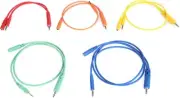 Hosa CMM-500Y-MIX Hopscotch Eurorack Patch Cables - Various Lengths (5-pack)