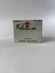 Vintage NOS, GE EJZ, Quartzline Lamp, 30V 80W