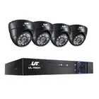 UL-tech CCTV Camera Security System Home 8CH DVR 1080P IP Day Night 4 Dome Ca...