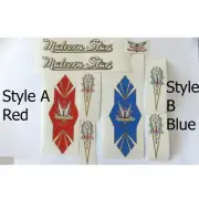 Malvern Star Coronation decals for vintage bicycle choice one set per sale