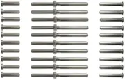 Stainless Wire Balustrade Kit Swage Stud Terminal Tensioner Hex Socket - 10 pack