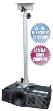 Projector Ceiling Mount for NEC UM383WL UM383WL-WK