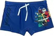 [LEGO] Ninjago Swimming Trunks with Elastic Waistband and Drawstring Blue