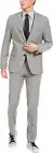 Hugo Boss Men's Modern 2 Piece Set Luxurious Business Suit 100% Wool Light Gray