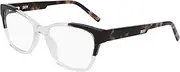 [DKNY] DK5072 000 CRYSTAL CLEAR/SMOKE TORTOISE 54/17/140 FEMALE Eyewear Frame