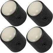 Milisten Electric Guitar Bass Volume Control Knobs Metal Dome Volume Knobs Tone Domes Guitar Parts Accessories