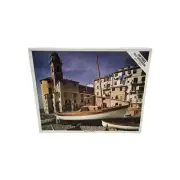 Vintage Whitman 1000 Piece Jigsaw Puzzle Camogli Italian Riviera Boat