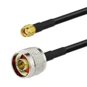 Ultra Low Loss RP-SMA to N-Male WiFi 4G LTE Lora Helium Antenna Extension Cable