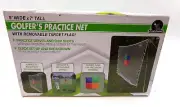 Club Champ 9 x 7 Golfer's Practice Net w Removable Target Flag Quik Set-up New
