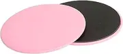 Exercise Core Sliders, 2 Pcs Pink 6.7 Inch Workout Slider for Yoga, Push-up and Sports